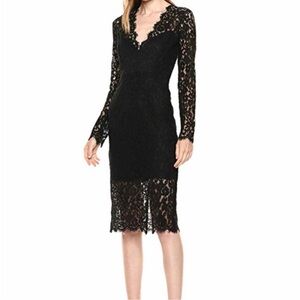 Bardot Aurora Lace Long Sleeve Dress